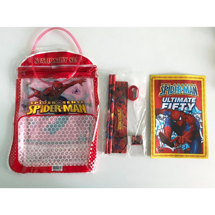 

STATIONERY SET/SET ALAT TULIS/BINGKISAN ULTAH/PAKET ALAT TULIS-PLASTIK - Merah