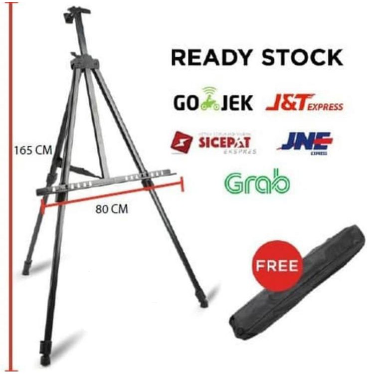 Standing Frame - Tripod Stand Frame Lukisan - Gosend/Grab Only!!!