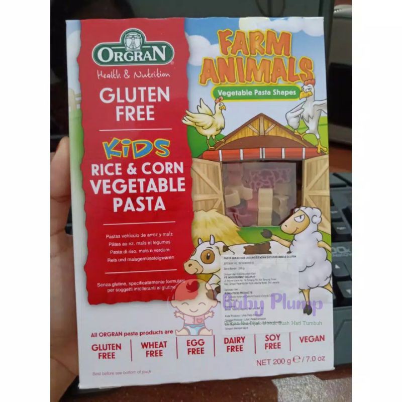 

Orgran Rice & Corn Vegetable Pasta Animal - Mpasi Babyplump