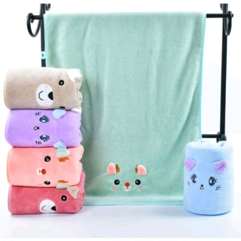 HANDUK BABY - HANDUK BAYI BONEKA - HANDUK BAYI LEMBUT - HANDUK BAYI LUCU - HANDUK BAYI BONEKA -Handu