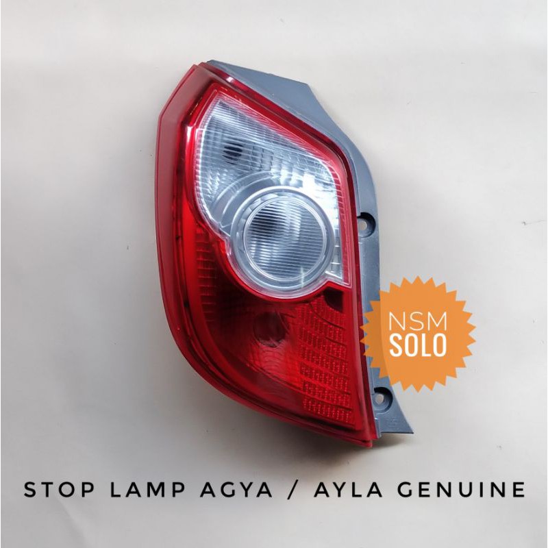 Stoplamp Stop Lamp Lampu Rem Stop Belakang Mobil Toyota Agya Daihatsu Ayla Genuine Murah