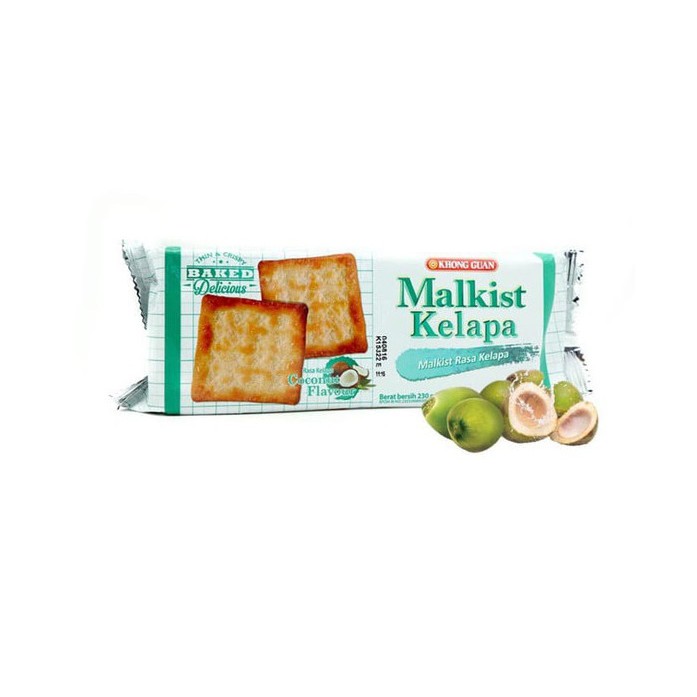 

Snack/biscuit MALKIST KELAPA 230 GRAM - KHONG GUAN