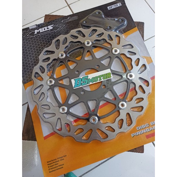 disc piringan cakram depan MOS MDS copy TDR Moto1 pro1 PSM hitam lebar 300mm yamaha jupiterZ vegaR f