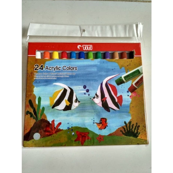 

(TERLARIS) Cat Acrylic 24 Warna Titi Joyko Akrilik Air Kanvas AC-12ml-24