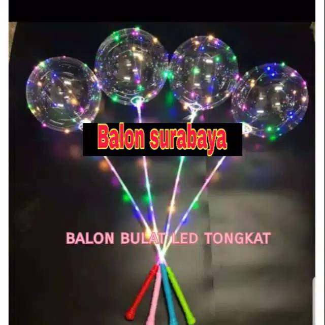 BALON LED BALON TRANSPARAN