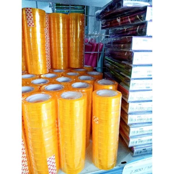 

Isolasi kecil bening tebal 110 mm exclusive