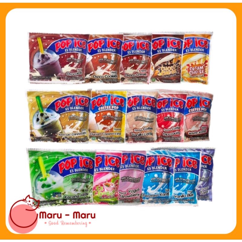 

Minuman Bubuk Pop Ice Aneka Rasa Renteng isi 10pcs
