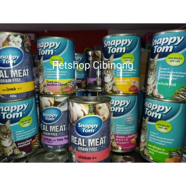 SNAPPY TOM 400 GRAM dewasam ALL VARIAN Snappy tom kaleng 400gr