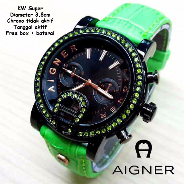 

Aigner Diamond Colour Leather Green Leaf CM89