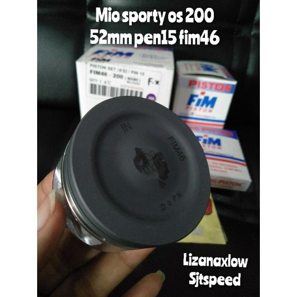 Piston fim mio sporty 50 50,5 51 51,5 52 mm pen15 fim46