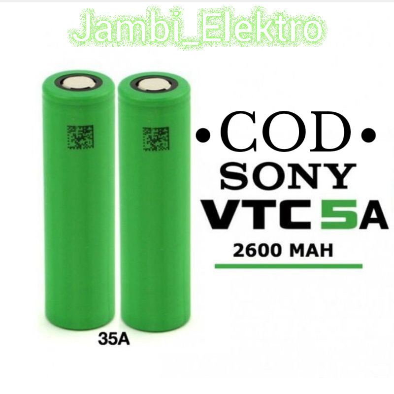 New elektronik terbaru SPECIAL PERODUK SERUPA BATRAY SONI TV C5A 18650/25A (2600 MAH) OTENTIK UNTUK HARGA 2 BIJI