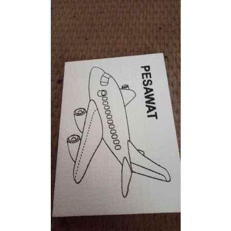 

tyvf sterofoam lukis/gambar mewarnai karater kartun isi 12 gambar