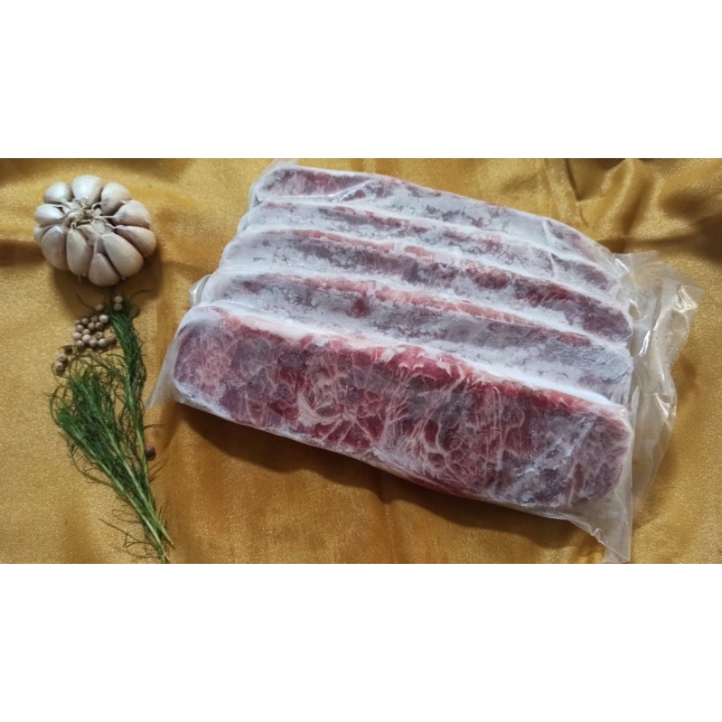 daging sapi steak wagyu meltique sirloin 1 kg frozen food cibinong