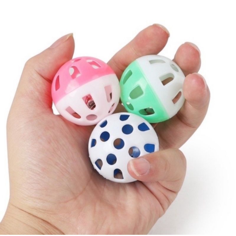 Bola kerincing kucing kecil mainan lonceng plastik lonceng murah