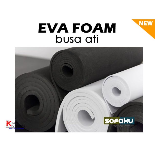 EVA FOAM Spon Busa Karet Ati (Harga Per mm) Busa Tipis Untuk Alas