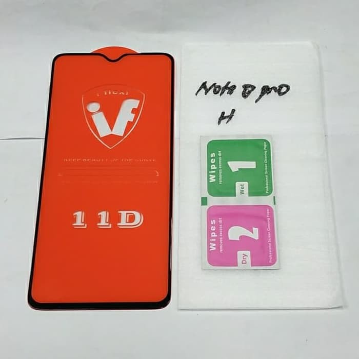 XIAOMI REDMI NOTE 8 PRO , REDMI 9T , REDMI 10A tempered glass full kaca gorila