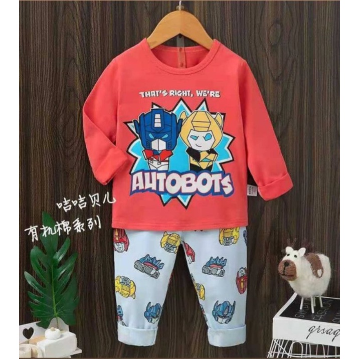 Piyama Import Anak JIJIBEIER Lengan Panjang - celana Panjang