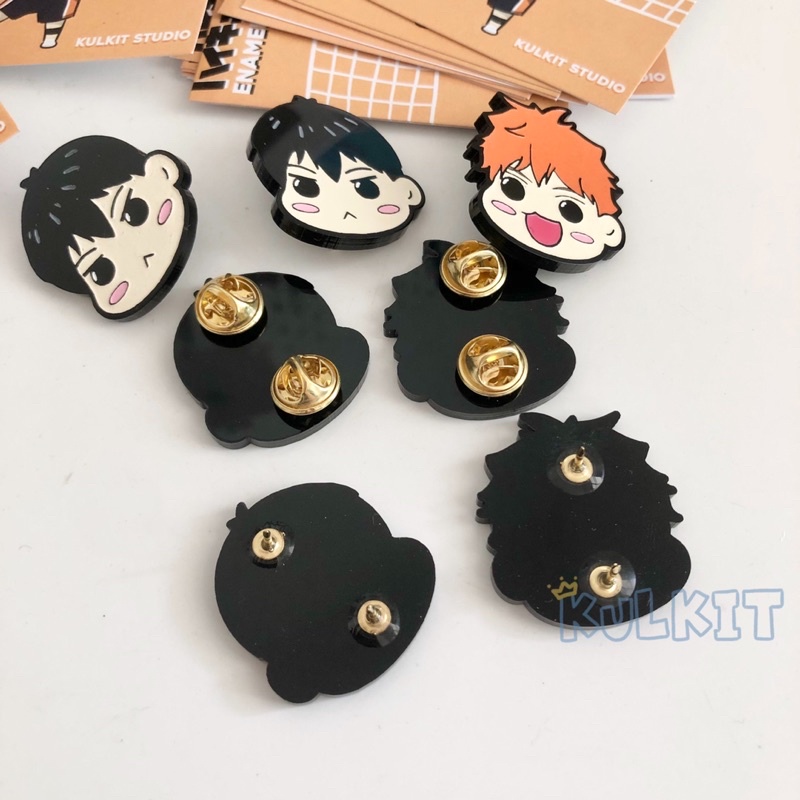 HAIKYU anime enamel pin by kulkit