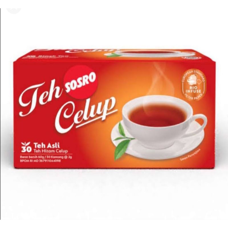 

sosro teh celup 30 s