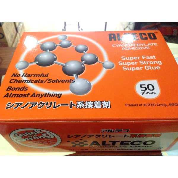 

SINTE 1 BOX Lem ALTECO BOTOL (50 pc) LEBIH KUAT dari Lem G J D Cair
