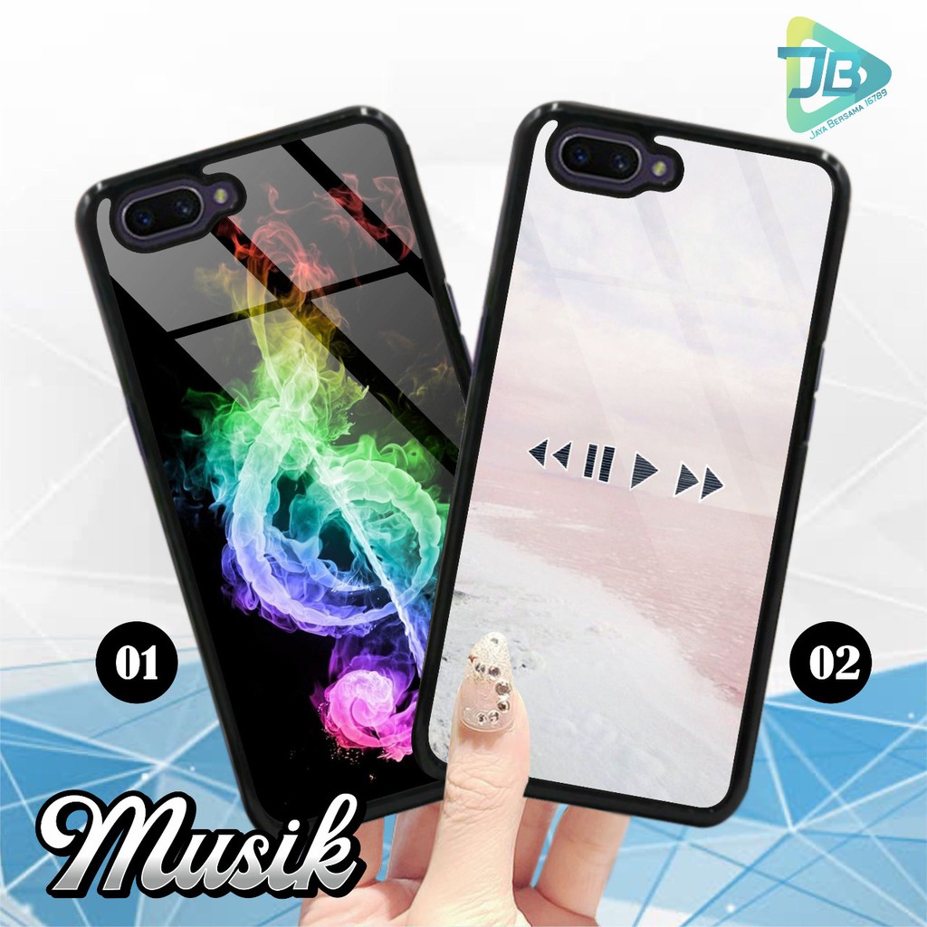 HARDCASE 2D GLOSSY MUSIK OPPO VIVO XIAOMI SAMSUNG REALME IPHONE ALL TYPE JB4668