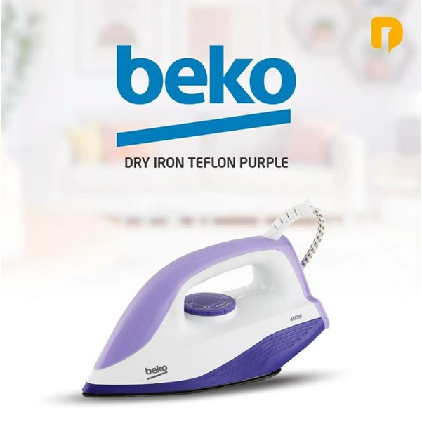 Beko Dry Iron Ceramic & Teflon  / Setrika kemarik Premium / Setrika Teflon Premium