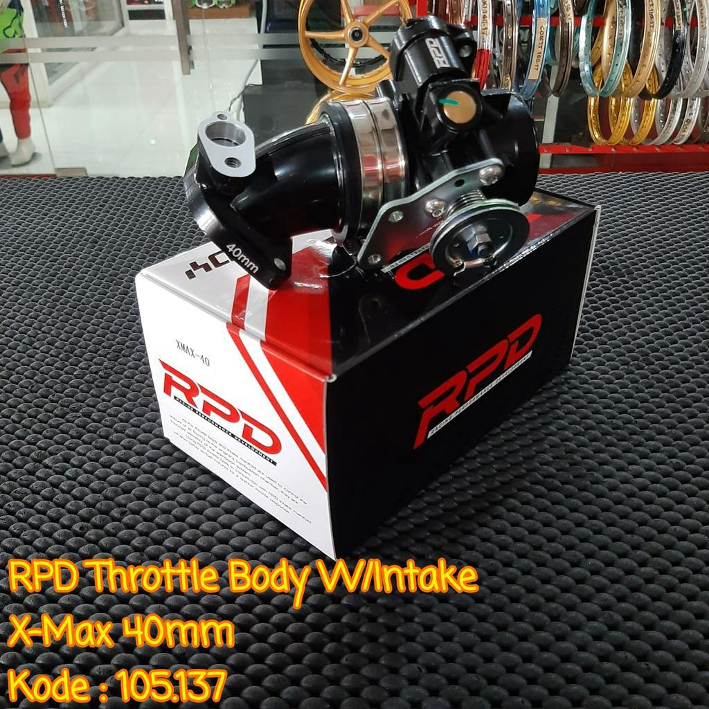 PROMO TERMURAH THROTTLE BODY RPD + INTAKE X-MAX