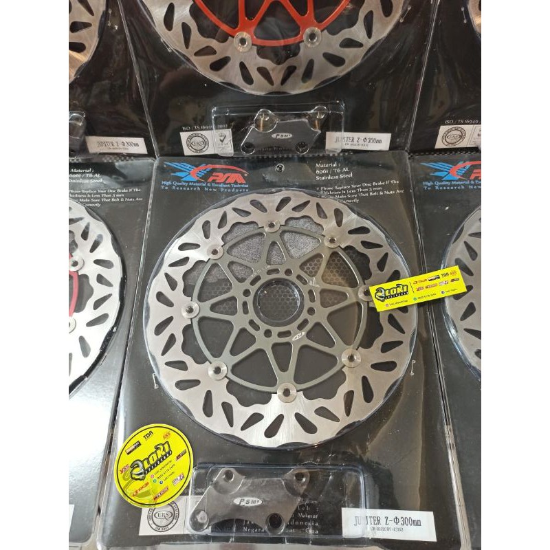 Disc Brake Cakram Piringan PSM Titanium Kembang 300 mm Floating Jupiter Fizr F1zr Rxking Mxking not Moto1 TDR-3