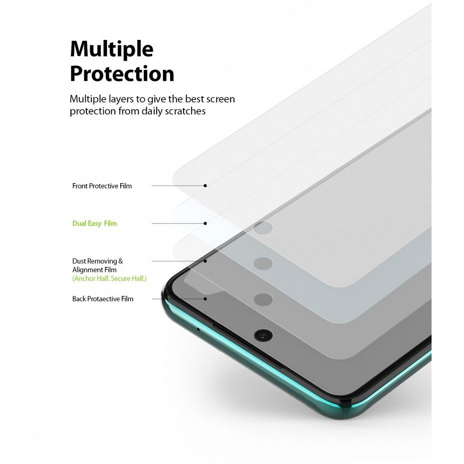 SCREEN PROTECTOR XIAOMI REDMI NOTE 9 / PRO / MAX RINGKE DUAL EASY FULL