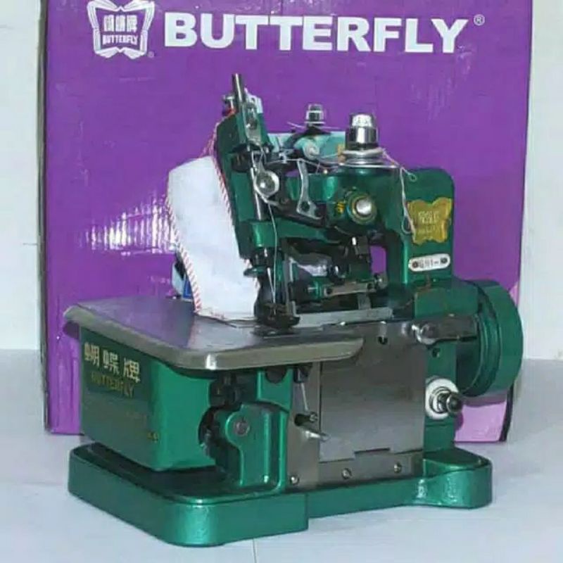 Mesin Jahit Obras Kecil Butterfly GN1-1 (BARU) Hanya Kepala Mesin