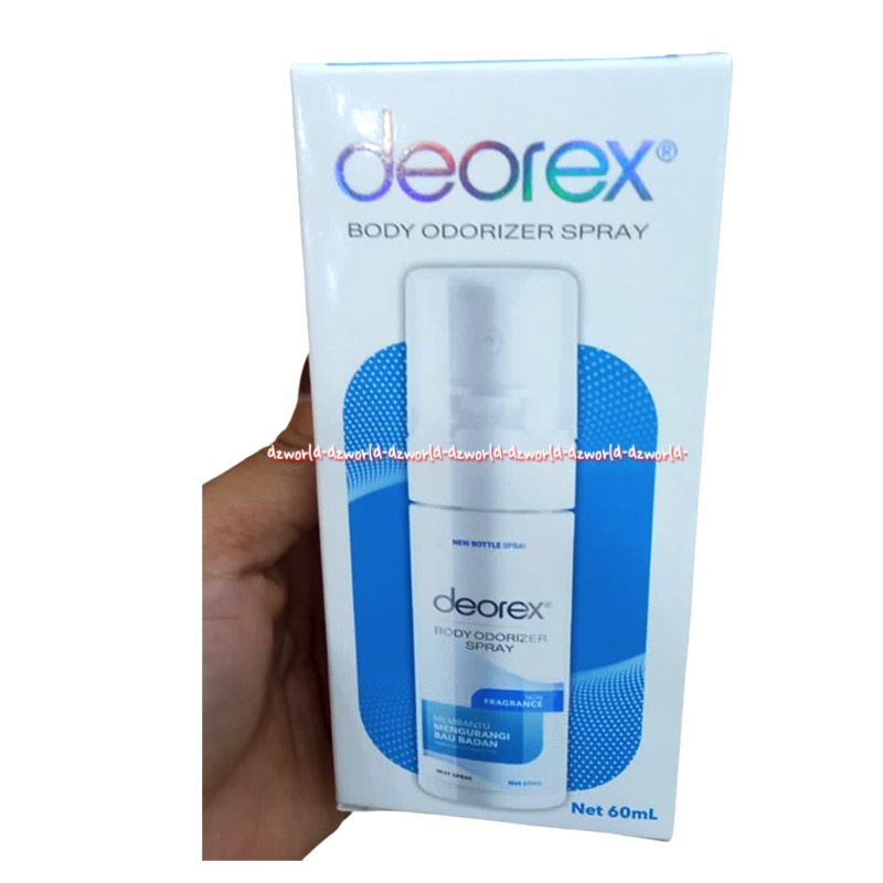 Deorex Body Odorizer Spray 60ml Membantu Mengurangi Bau Badan Bebas Bau BB Deo Rex Deodorex Deodoran Tahan 72jam Deodorant