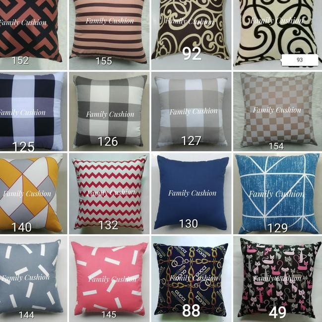 sarung bantal sofa 60x60