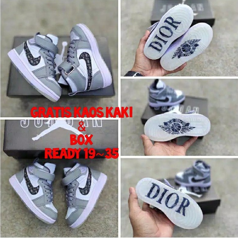 SEPATU JORDAN ANAK DIOR / SEPATU SNEAKER ANAK / SEPATU ANAK LAKI / SEPATU ANAK PEREMPUAN / SEPATU NIKE JORDAN ANAK KUALITAS IMPORT