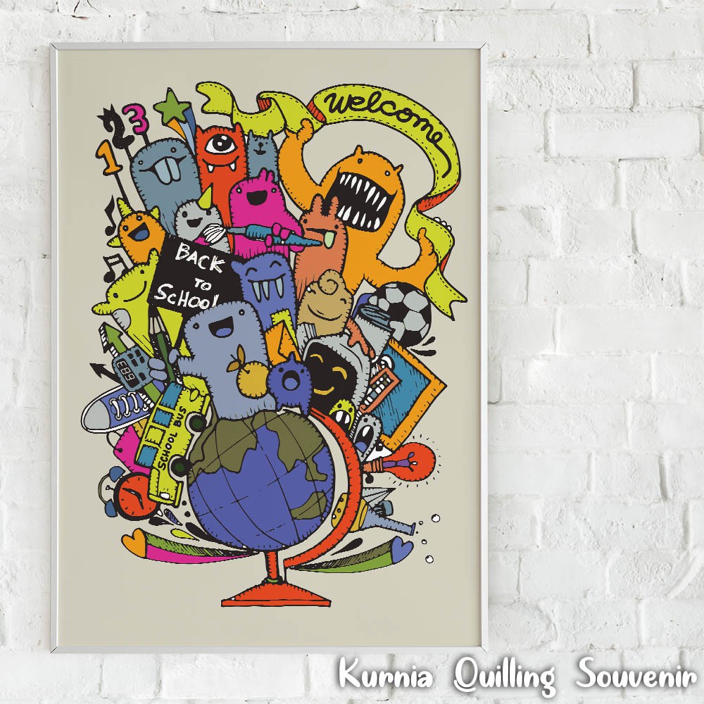 

Doodle Poster "back to school