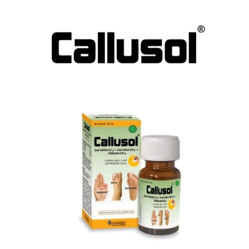 Callusol 10 ml  obat kutil