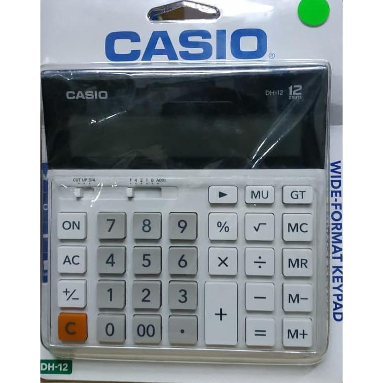 

Promo Casio Wide Series Calculator DH-12-WE White Terlaris