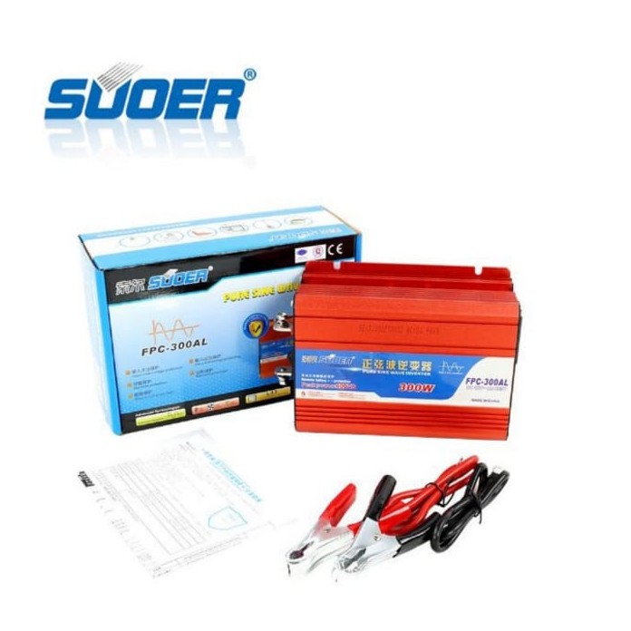 Suoer Power Inverter Pure Sine Wave PSW 12V 300 Watt Original