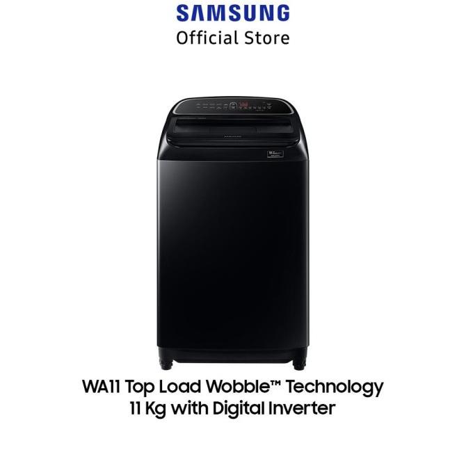 SAMSUNG MESIN CUCI TOP LOADING DENGAN WOBBLE TECHNOLOGY, 11 KG - XXVGDF35415