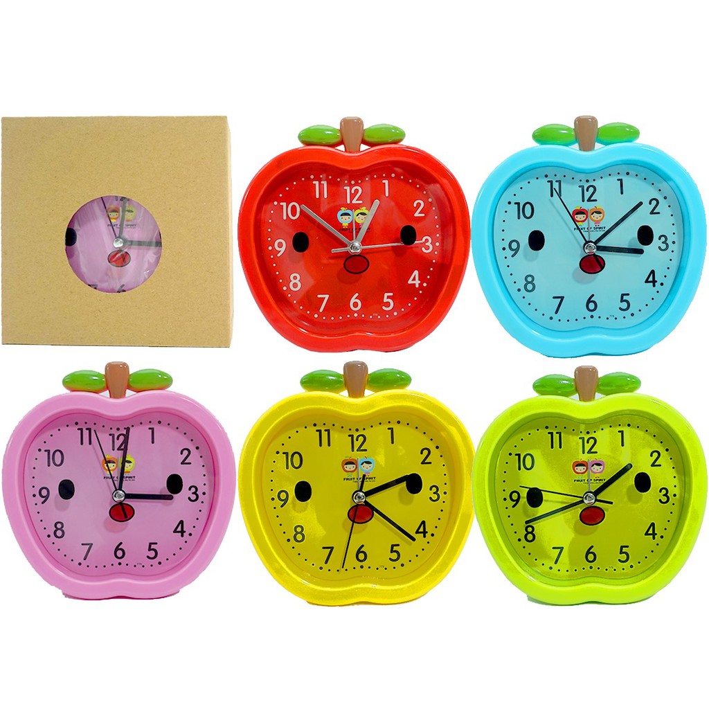 Apple &quot;JAM BEKER&quot; Warna Warni Kamar Anak Lucu (IMPORT QUALITY)