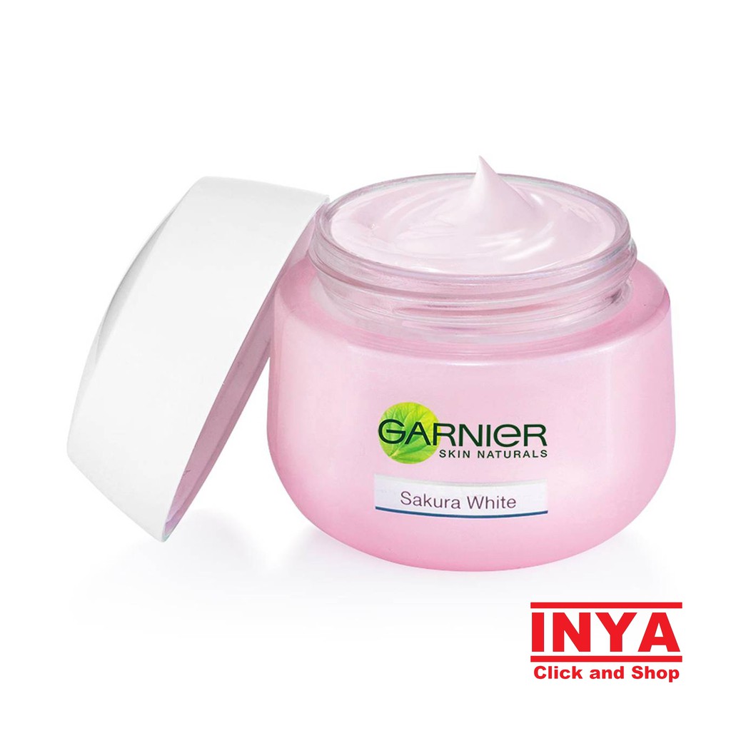 GARNIER SAKURA WHITE NIGHT CREAM 50ml - Pelembab Wajah