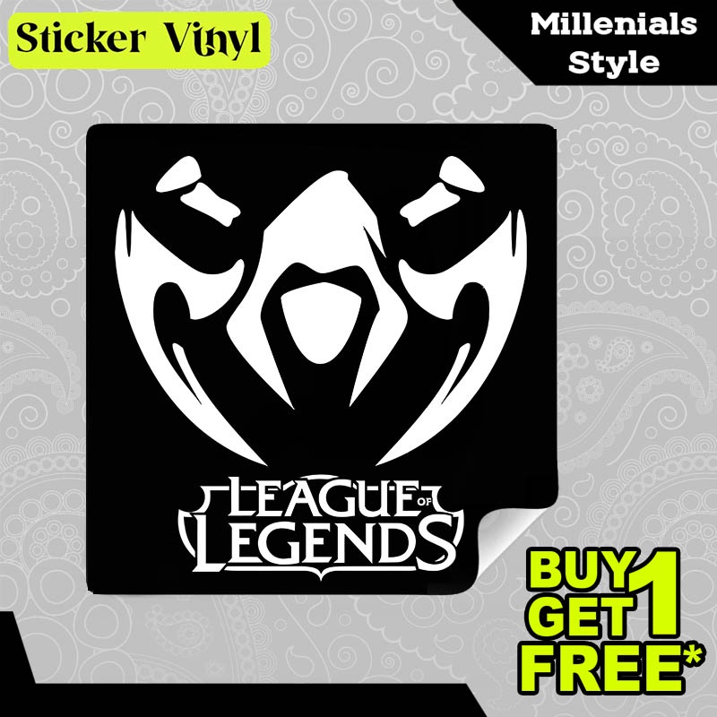 

Stiker Sticker Assassin League of Legends Game Mobile Desain Keren dan Kekinian Aesthetic Bahan Vinyl Satuan Anti Air