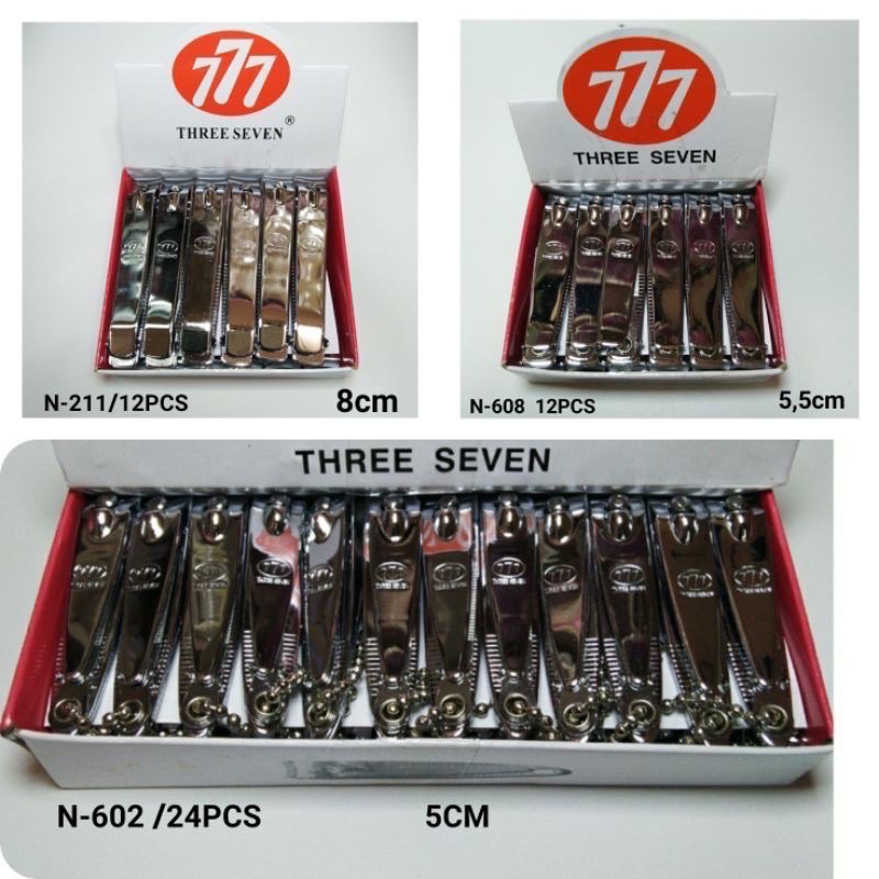 777 Gunting Kuku Three Seven Korea Manicure Set Nail Clipper