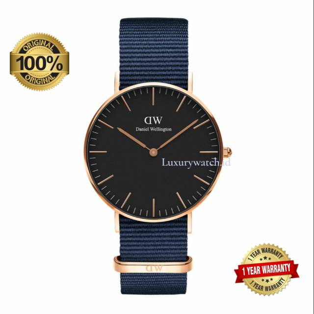 [ ORIGINAL ] DW | Daniel Wellington CLASSIC BLACK BAYSWATER | Jam Tangan Pria | Jam Tangan Wanita
