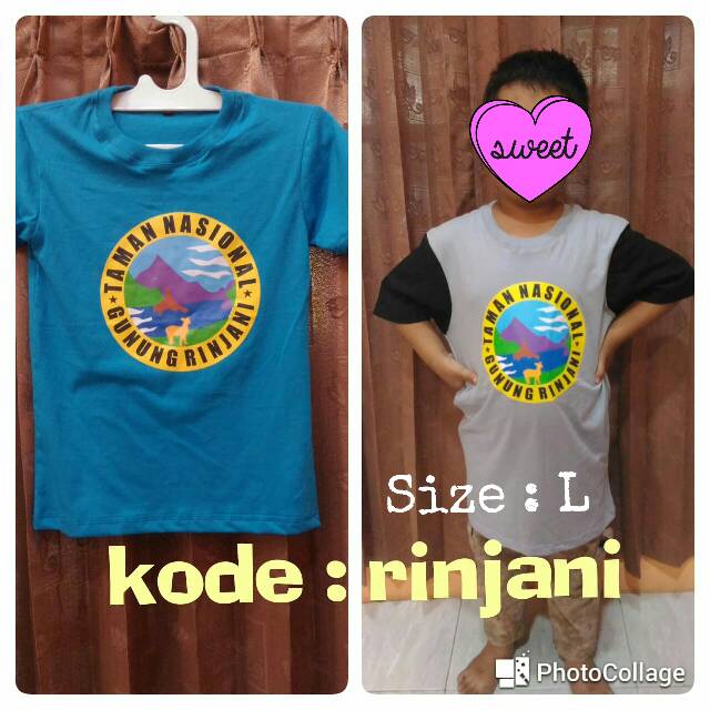 Kaos Gunung Anak Rinjani