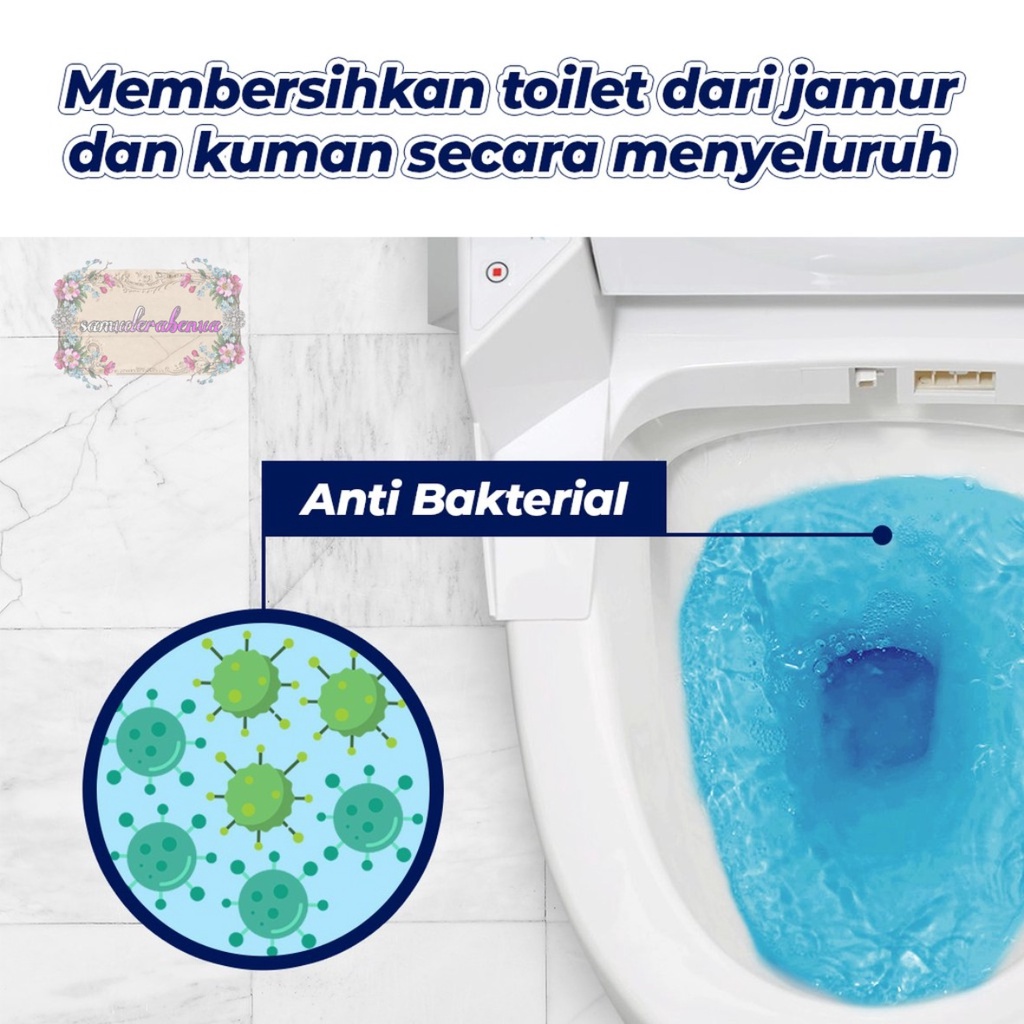 RT12 Tablet Biru Pembersih Penyegar toilet kloset anti Bau Jamur WC closet blue cleaner SiBiru SB3028