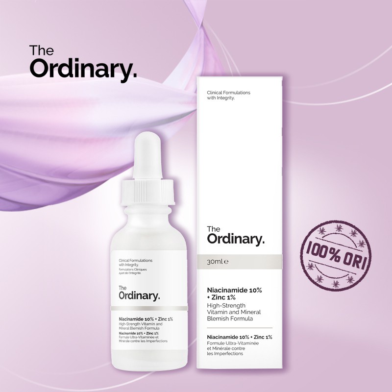 SHARE 20ML THE ORDINARY Niacinamide 10% + Zinc 1% Serum The Ordinary Serum Wajah Mengecilkan Pori-Po