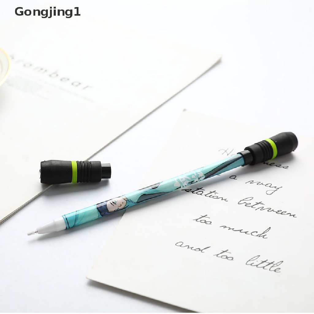 Gongjing1 Pen Gel Gaming Dapat Berputar Dengan Tekanan Nyaman