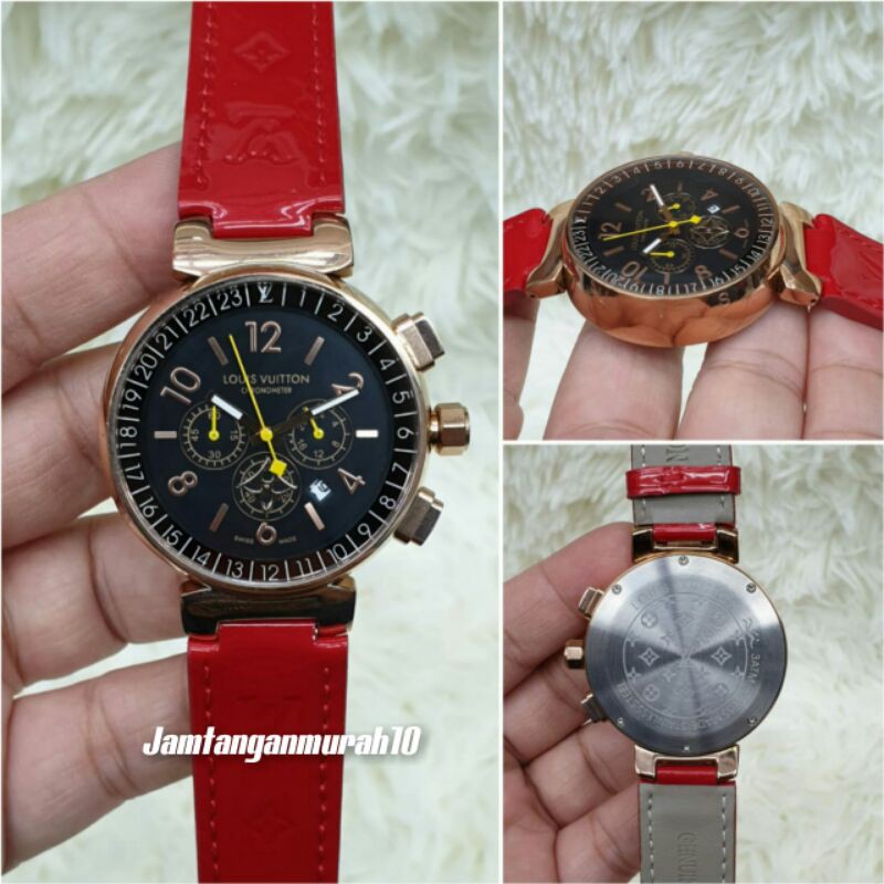 JAM TANGAN WANITA LV BATRE CRONO KUALITAS ORIGINAL