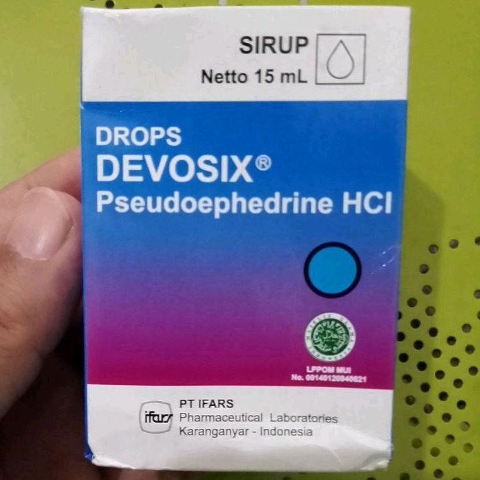 DEVOSIX® DROPS (Untuk Legakan Hidung Tersumbat Karena Pilek)