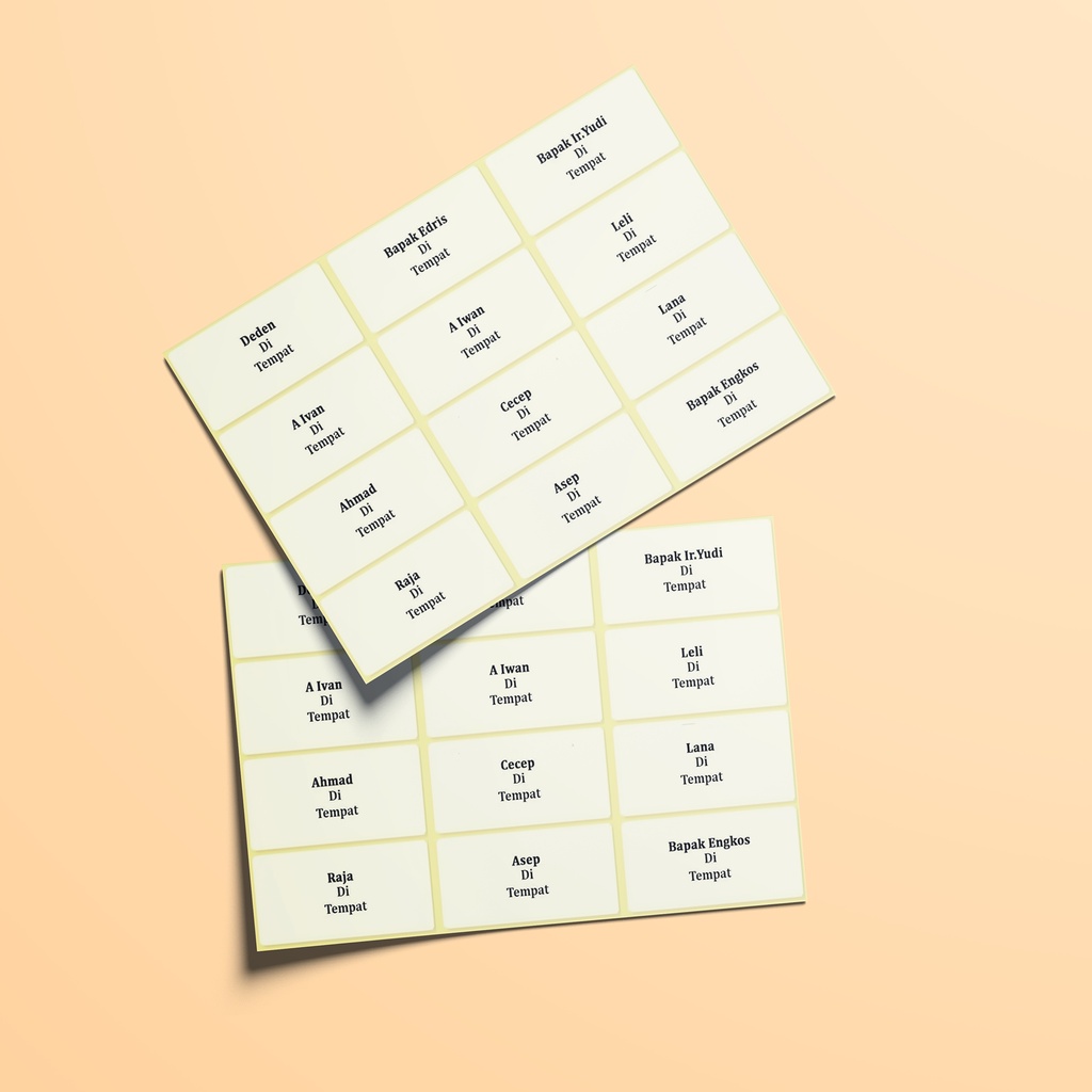 

Cetak Label Undangan/Label Stiker Undangan